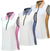 JRB Ladies White Trim Sleeveless Golf Shirt