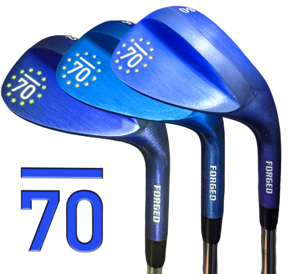 Sub70 Golf Ryder Cup Style Europe Forged Blue Wedges 52,56,60 CNC Milled - FREE CUSTOM LASER ENGRAVING!