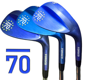 Sub70 Golf Ryder Cup Style Europe Forged Blue Wedges 52,56,60 CNC Milled - FREE CUSTOM LASER ENGRAVING!
