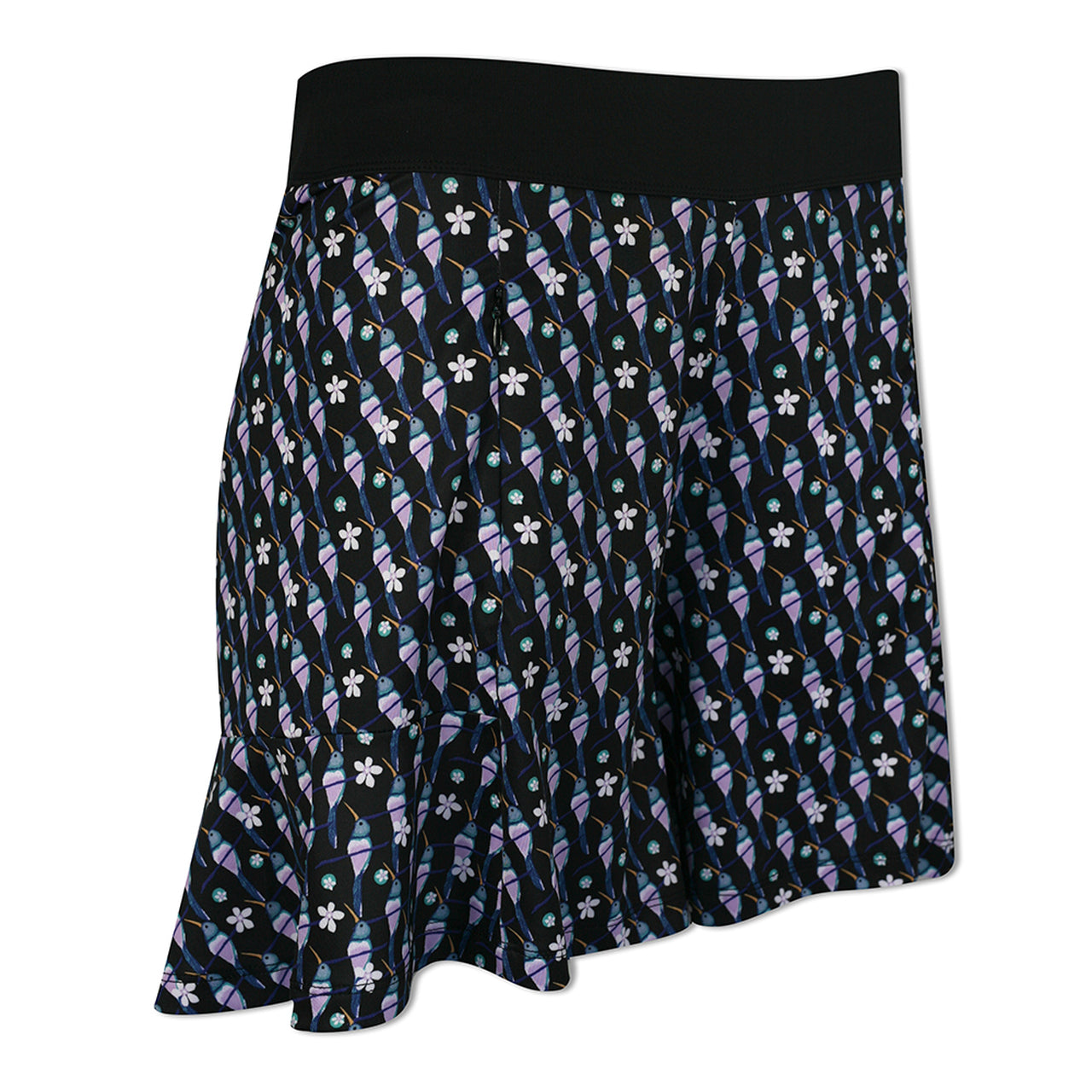 Callaway Ladies Culotte Hummingbird Print Golf Shorts with Truesculpt - Caviar - CGKBSB35 - XL ONLY⛳️